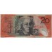AUSTRALIA 2007 . TWENTY 20 DOLLAR BANKNOTE . STEVENS/HENRY . RADAR SERIALS